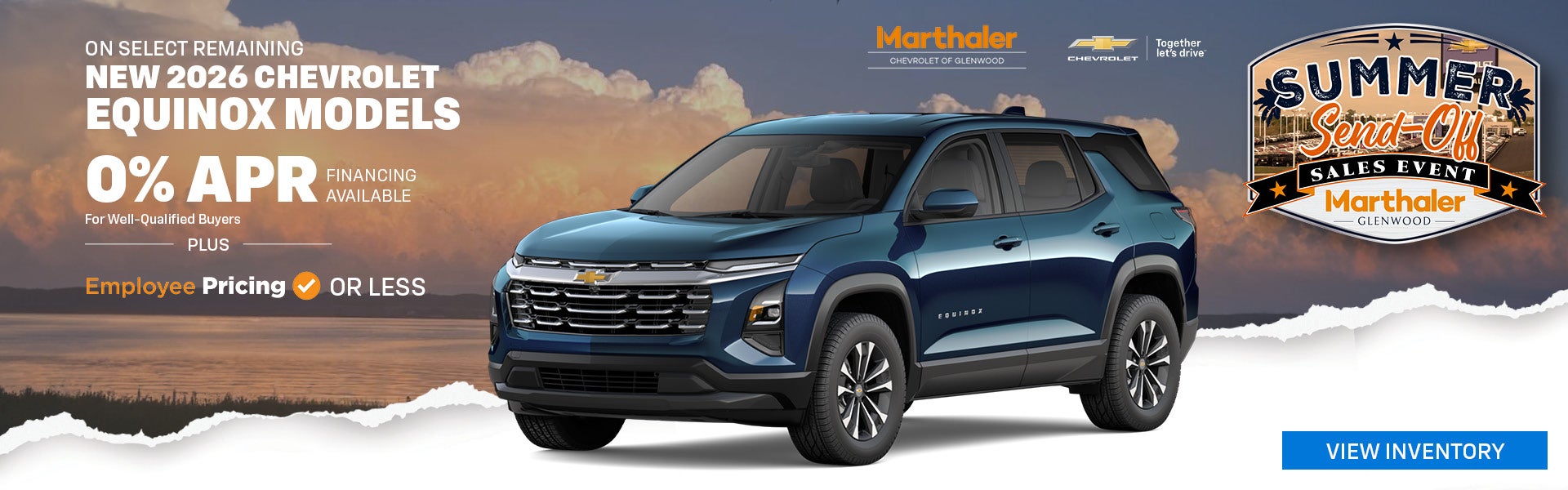 Select New 2026 Chevrolet Equinox Models