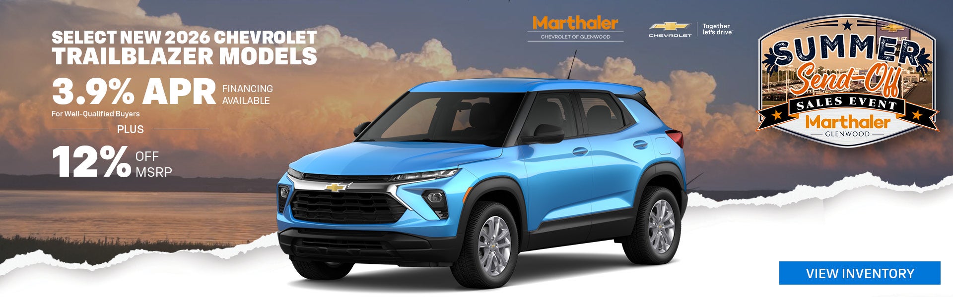 Select New 2026 Chevrolet Trailblazer Models