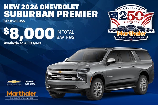 New 2026 Chevrolet Suburban Premier