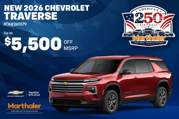 New 2026 Chevrolet Traverse
