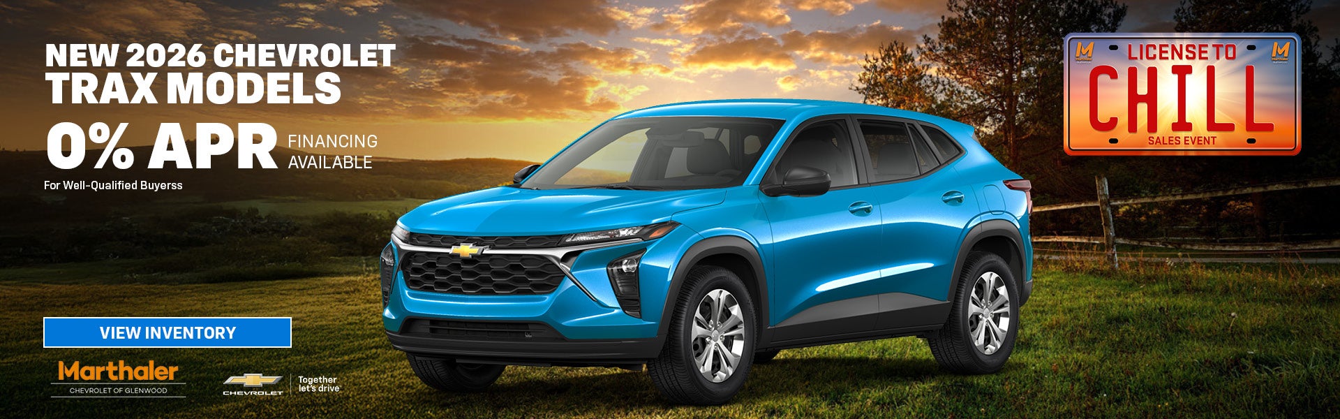 New 2026 Chevrolet Trax Models