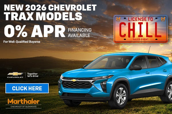 New 2026 Chevrolet Trax Models