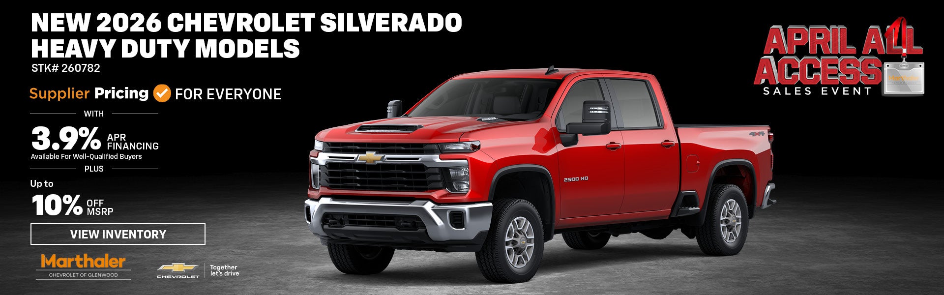 New 2026 Chevrolet Silverado 2500 HD Models