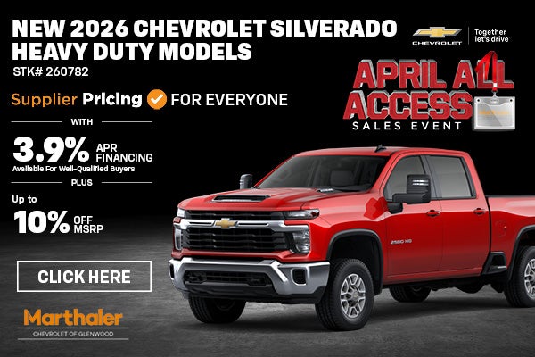 New 2026 Chevrolet Silverado 2500 HD Models