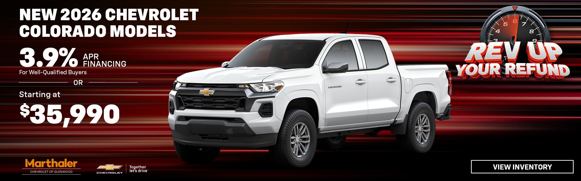 New 2026 Chevrolet COLORADO Models
