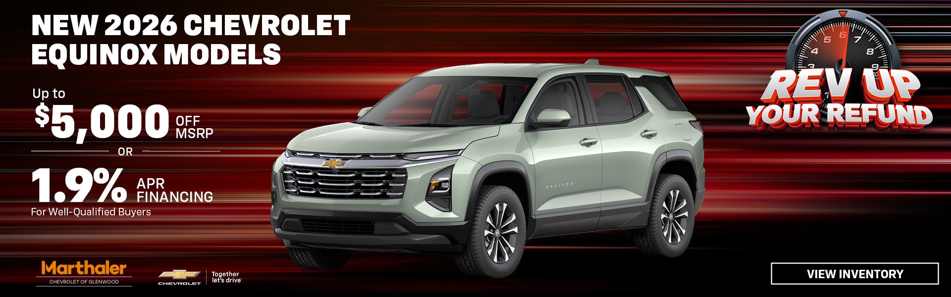 New 2026 Chevrolet EQUINOX Models