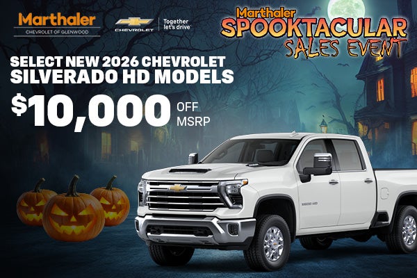 Select New 2026 Chevrolet Silverado HD Models