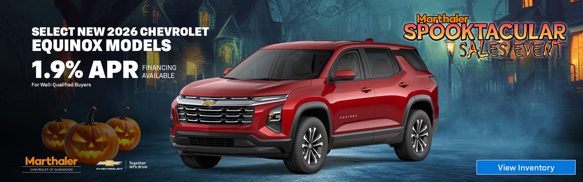 Select New 2026 Chevrolet Equinox Models