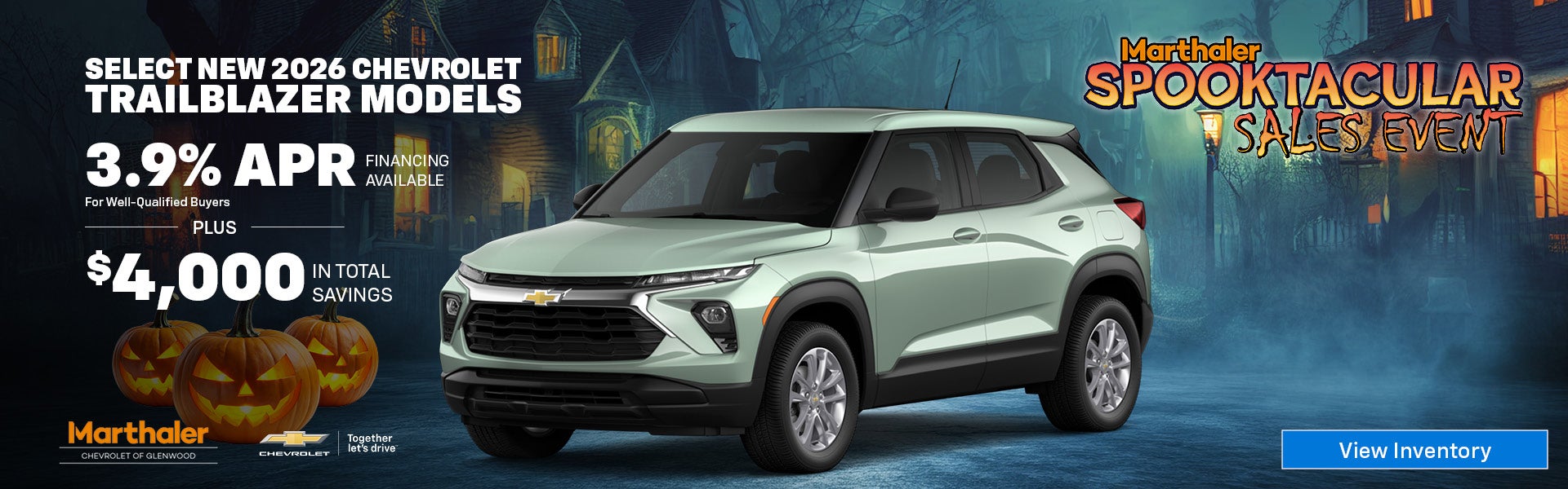 Select New 2026 Chevrolet Trailblazer Models